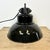 Industrial Black Enamel Factory Lamp with Cast Iron Top from Elektrosvit, 1960s For Sale - Image 12 of 17