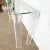 Postmodern Bolted Lucite and Inlaid Glass Top Console Table For Sale In Miami - Image 6 of 7