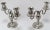 Traditional Fine Quality Pair of Antique Hand Made 800 Grade Continental Coin Silver Candelabras For Sale - Image 3 of 13