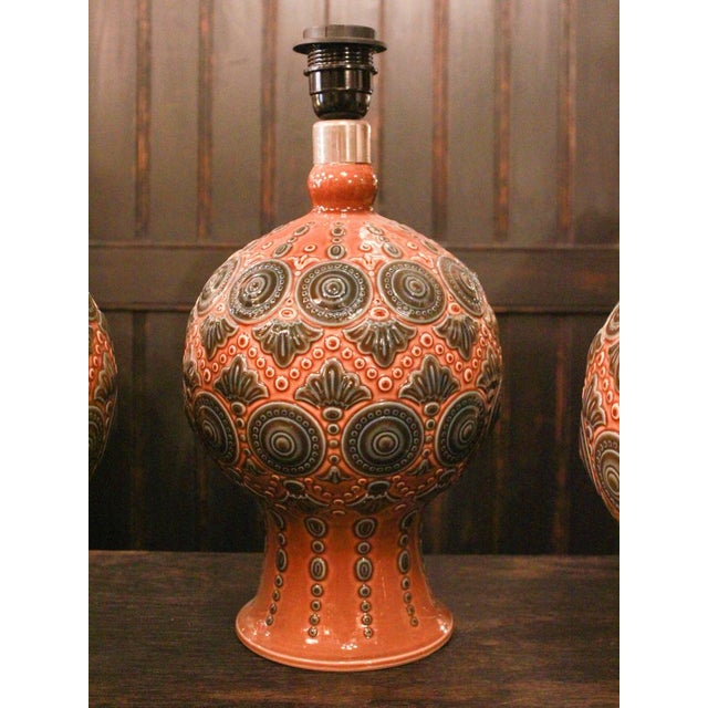 Lamps are sold separately. This set of Lladró porcelain table lamps is crafted with exceptional artistry and features...