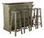 Home Bar with Stools, 1900, Set of 5 For Sale