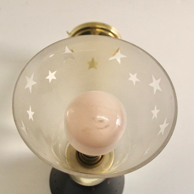 1950s Mid-Century Glass Diabolo Articulated Wall Light, France, 1950s For Sale - Image 5 of 11