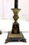 Late 20th Century Vintage French Tole and Brass Candlestick Lamps With Pineapple Motif- A Pair For Sale - Image 5 of 18