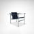 LC1 Blue and Black Ponyskin Armchair by Le Corbusier for Cassina, 1990s For Sale - Image 6 of 13
