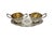 Goldenrod Pop Art Sugar Bowl and Milk Jug, Sweden, 1960s, Set of 3 For Sale - Image 8 of 18