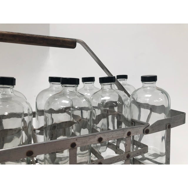 1950s Vintage Sample Bottle Carrier From Oil Refinery Chairish