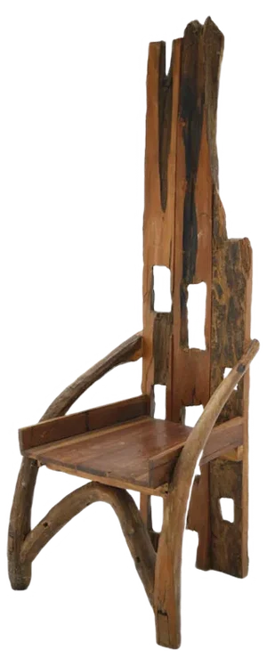 French Sculptural Chair, 1940s