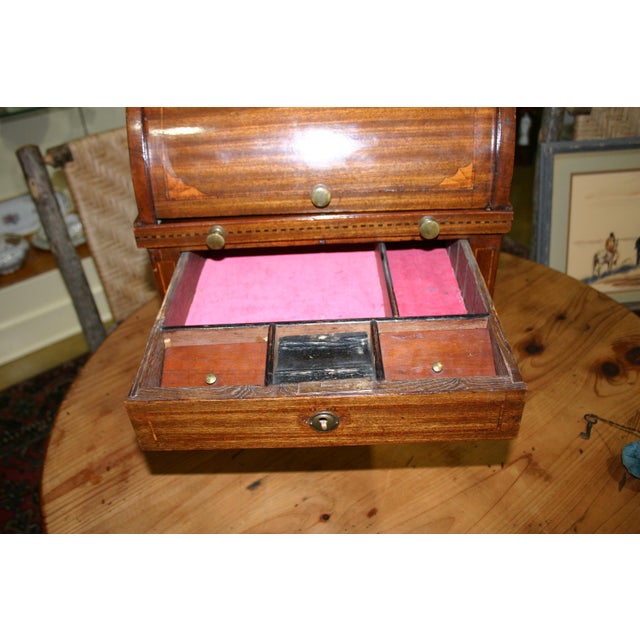 French Traveling Secretaire - 1840 For Sale - Image 11 of 12