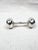 Vintage sterling silver baby rattle. Perfect to give to new parents for the holidays or as a baby shower gift. This is a...