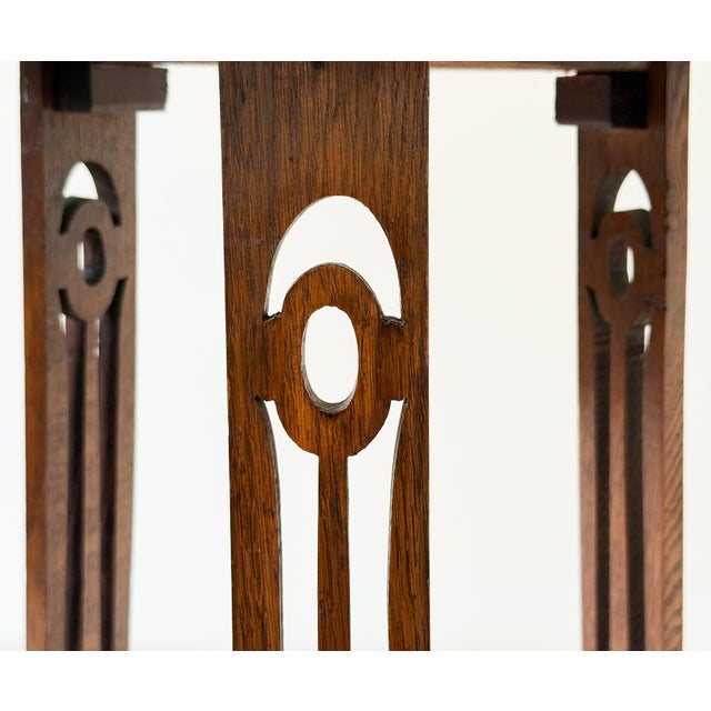 English Occasional Table of Oak From the Arts and Crafts Period For Sale - Image 10 of 13