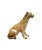 Late 20th Century Hollywood Regency Life-Size Cougar Statue, Mountain Lion Sculpture, 31"h For Sale In Tulsa - Image 6 of 8
