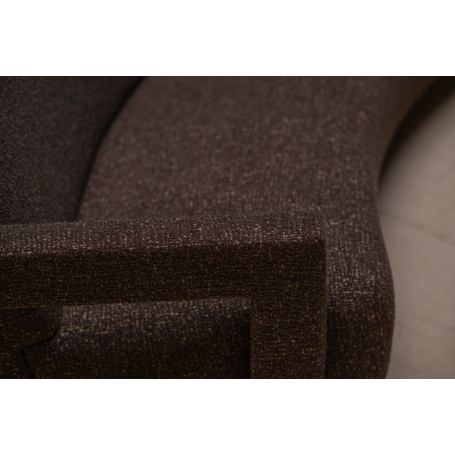 Exceptional 'Utrecht' curved sofa, originally designed by Gerrit Thomas Rietveld and produced by Cassina in Italy. A...