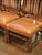 Burgundy Set of 10 Louis XIII Style Walnut and Leather Dining Room Chairs For Sale - Image 8 of 13