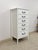 Henry Link Mid 20th Century Henry Link Style Lingerie Chest Hollywood Regency Vintage Tall Dresser For Sale - Image 4 of 14