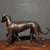 Metal Early 20th Century Gilt Bronze Dog Figure – 7.9" Standing Hound Sculpture With Red Pigment For Sale - Image 7 of 9