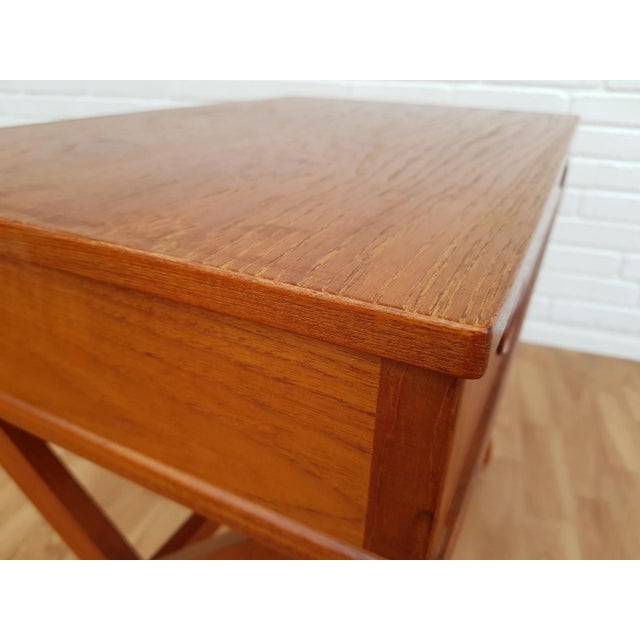 Vintage Scandinavian Sewing Table For Sale - Image 11 of 12