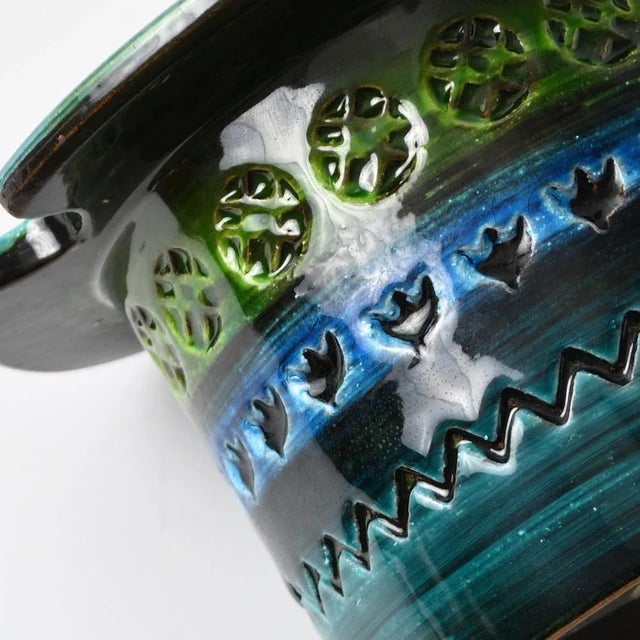 Vintage Pottery Tobbaco Jar by Aldo Londi for Bitossi, 1960s For Sale - Image 6 of 12