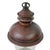 Late 19th Century Large Antique French Copper and Glass Street Lantern, 1880 For Sale - Image 5 of 8