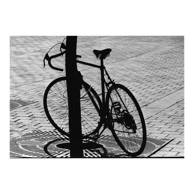 1982 Solitary Bike Charlotte North Carolina Photograph For Sale