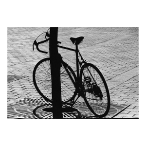 1982 Solitary Bike Charlotte North Carolina Photograph