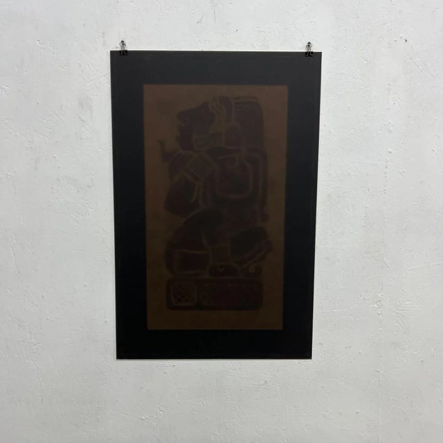 1960s Mayan Revival Art Poster For Sale - Image 10 of 10