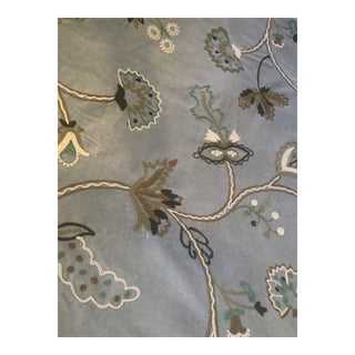 F.Schumacher Everard Embroidered Velvet - 14 Yards For Sale