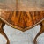 Trouvailles Inc., Watertown, Mass. Tablecloth/Apron Edge Accent Table For Sale - Image 9 of 11