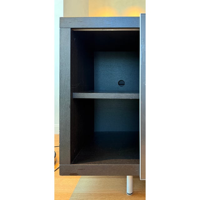 Ligne Roset Ligne Roset Cineline Dark Gray Wood Sideboard For Sale - Image 4 of 5