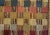 Wonderful Multi Color With Unique Symmetrical Design Antique American Hooked Rug For Sale - Image 10 of 12