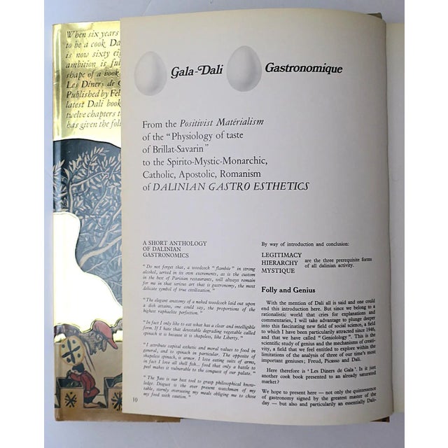 Salvador Dali Art Recipe Book, Les Diners De Gala, 1971 France, First Edition For Sale In New York - Image 6 of 16