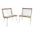 Mid-Century Modern Cord Chairs by Robert Ellenburger - a Pair For Sale
