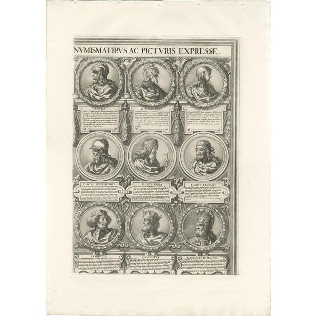 Paper Chronological Portraits of the Kings of Spain, Rome, 1700, Engravings, Set of 11 For Sale - Image 7 of 13