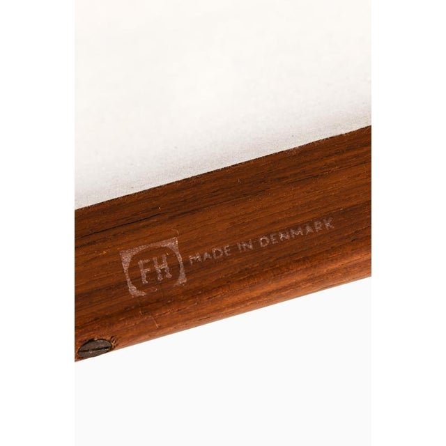 Easy Chairs in Wool and Teak attributed to Ib Kofod-Larsen, 1950s, Set of 2 For Sale - Image 9 of 11