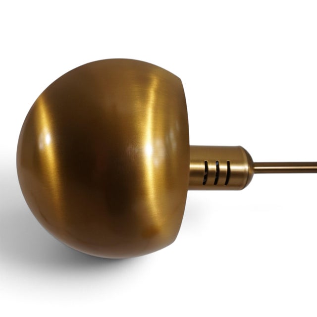 Brass-Colored Dimmable and Height-Adjustable Holtkötter 6352/1-3 Table Lamp, 1960 For Sale - Image 17 of 18