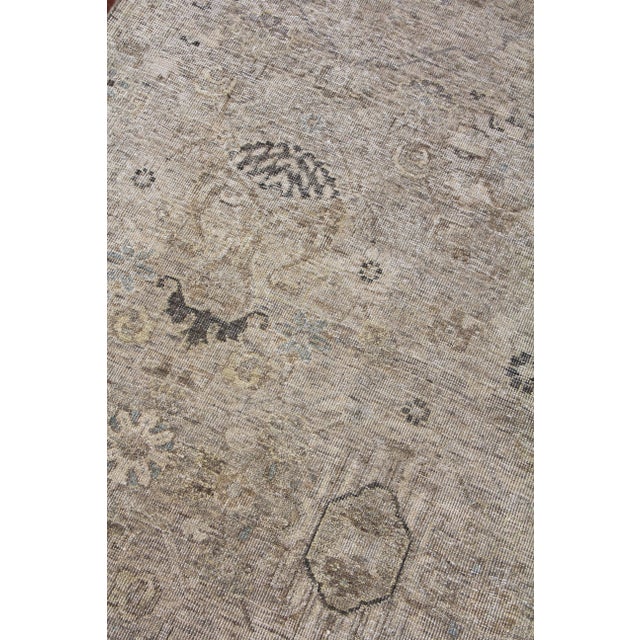 Traditional Rugs Evie Hand Knotted Wool Gray & Beige - 9'x12' For Sale - Image 3 of 7