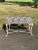 Vintage Mid Century French Painted Steel Tassel Bench For Sale - Image 11 of 11