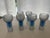 Set of 6 Blue Murano Glasses by Arnolfo Di Cambio C 1970s For Sale - Image 11 of 12