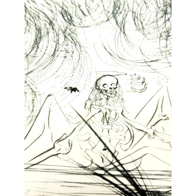 Early 21st Century Salvador Dali - Kneeling Knight - Original Etching 1969 For Sale - Image 5 of 10