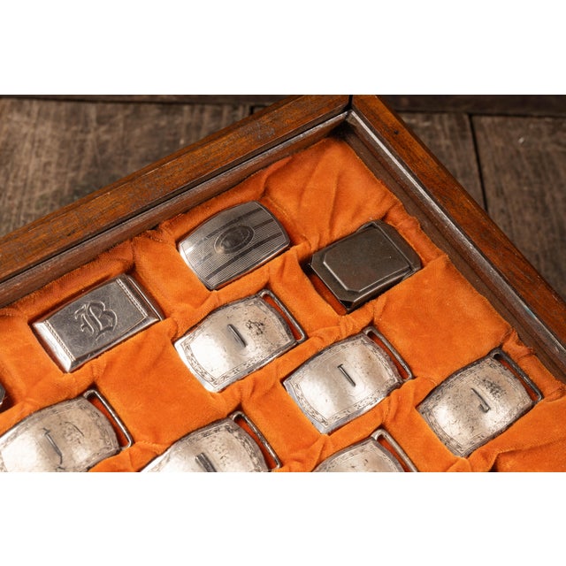 Antique "Hickok" Belt Buckle Display Case For Sale - Image 9 of 9