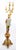 Early 20th Century Italian Figural Standing Candelabra Floor Lamp, Early 20th Century For Sale - Image 5 of 18
