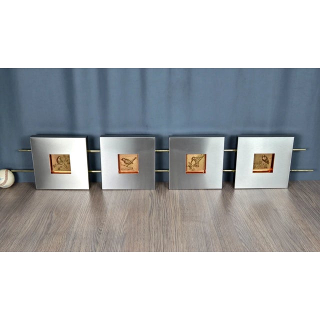46" Curtis Jere Bird Copper Shadowbox Brutalist Wall Art Sculpture For Sale - Image 9 of 15