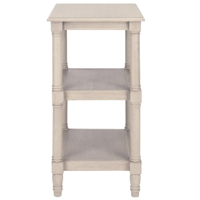 Cassie 3 Shelf Accent Table in Greige For Sale In Philadelphia - Image 6 of 8