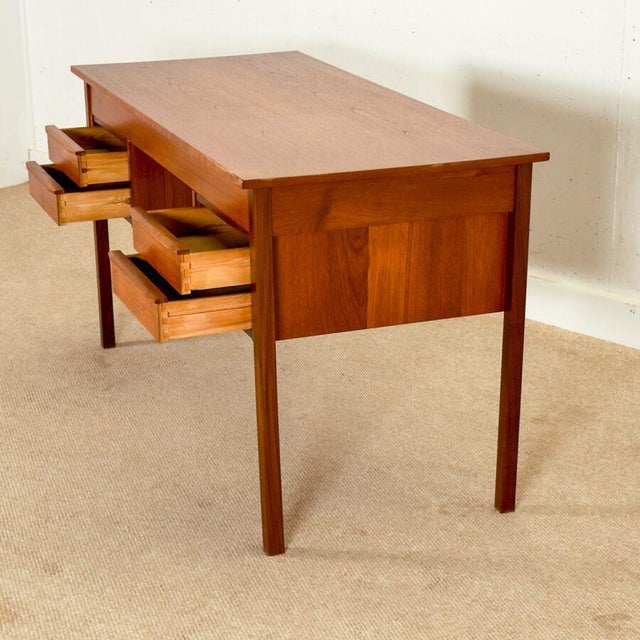 Mid-Century Modern Danish Desk in Teak, 1960 For Sale - Image 4 of 8