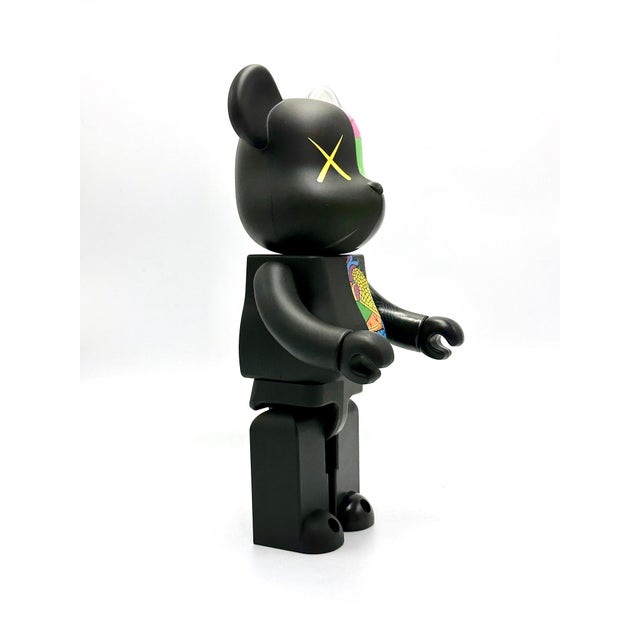 Kaws Black Dissected 400% Bearbrick Companion Figure For Sale - Image 6 of 15