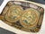Mid-Century Modern Large Antique Papier-Mâché Decorative Platter With Hand Painted and Applied Decorations For Sale - Image 3 of 17