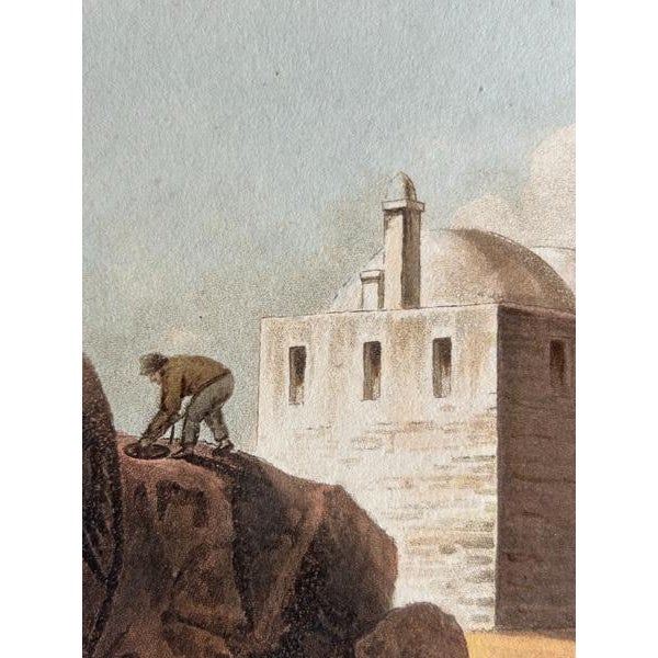 Early 19th Century F.B. Spilsbury, Joseph's Pit and Well Aquatint of Jubb Yussef, 1803, Print For Sale - Image 5 of 11