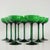 1960s Carlo Moretti Italian Green Cased Glasses- Set of 36 For Sale - Image 11 of 15