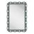 Fleur Home Garden District Satsuma Rectangle Mirror in Gunmetal, 36x48 For Sale