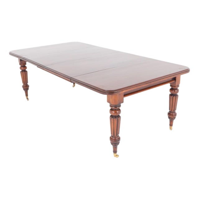 Victorian Extending Dining Table in Mahogany, 1870s For Sale
