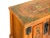 Chinese Chinese Distressed Orange Flower Graphic End Table Nightstand For Sale - Image 3 of 8